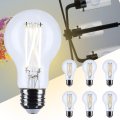 Satco 10 5w Led A19 Light Bulb 3500k Neutral White 1100 Lumens Clear Finish E26 Medium Base Dimmable 300 Degree Beam Enclosed 
