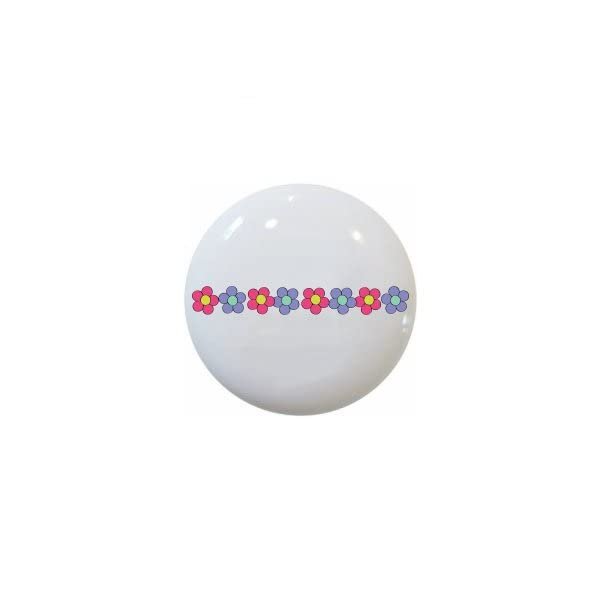 Border Design 02 Knob From The Groovy Doodles I Collection 1 5 Ceramic Cabinet Dresser Drawer Pull