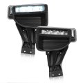 Fog Light Bezel For 2020-2022d F-250 F-350 F-450 F-550 Super Duty Bumper Driving Lamps Cover Clear Lens L Rside W Switch 
