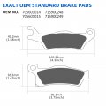 Front Rear Brake Pads Sintered For Can Am Renegade 500 570 650 800 850 1000 2012-2021 Outlander 6x6 450 Oem 715900248 715900249