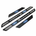 Ipick Image For Ford Thunderbird Real Carbon Fiber 4 Pcs Universal Door Sill Step Protector Guard Decal Plates