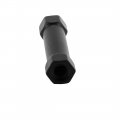 Aexit Black M3 Electrical Equipment X 20mm Female Thread Hexagonal Aluminum Column For Quadcopter