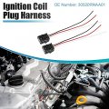 Uxcell 4pcs Ignition Coil Connector For Honda Crv 2015-2019 2 4l Gas 2017-2018 1 5l No 30520rnaa01
