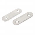 Uxcell 50mmx16mmx2mm Flat Repair Joining Brace Mending Fixing Plate 20pcs