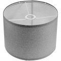 Cloth Lamp Shade Round Small Drum Shades Fabricshades Barrel Lamp For Table Lamps Floor Light Grey 