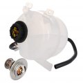 Ocpty Thermostat Engine Coolant Reservoir Bottle Overflow Tank Fits For 2003-2012d E-150 250 2004-2012 Ford E-350 Super Duty