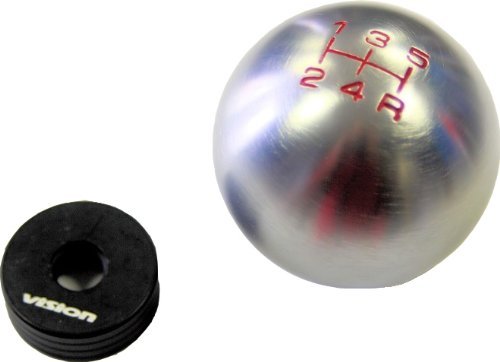 Vms Racing 10x1 25mm Thread 5 Speed Round Ball Type-r Shift Knob In Gunmetal Grey Gray Silver Billet Aluminum For Nissan Nismo