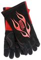 Lincoln Electric Kh783 Leather Blaze Tig Welding Gloves X-large Red 