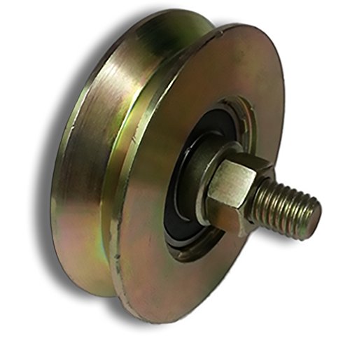 3 Single Bearing V Groove Wheel No Bracket For Gates Inverted Track Slidingrollingslide Driveway