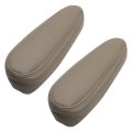 2 Piece Armrest Cover For Chevy Silverado Gmc Sierra Tahoe Suburban Avalanche 2003 2007 Medium Neutral Tan Leather Color Code