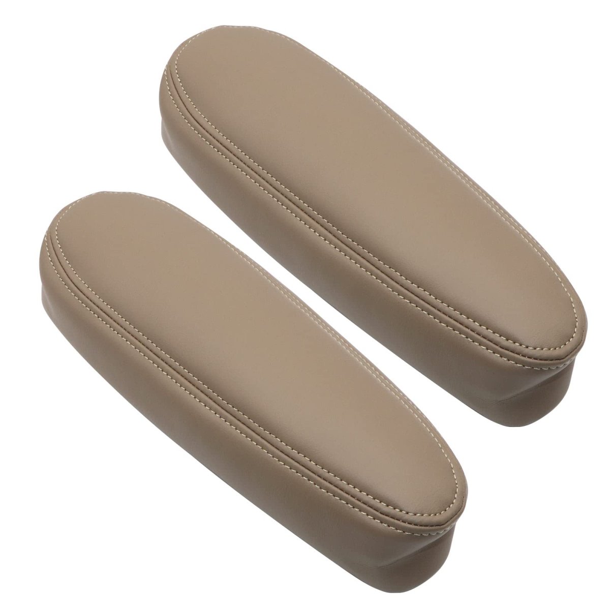 2 Piece Armrest Cover For Chevy Silverado Gmc Sierra Tahoe Suburban Avalanche 2003 2007 Medium Neutral Tan Leather Color Code