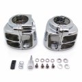 Htt Chrome Switch Housings Cover For 2009-2013 H-d Dyna Sportsters Softail V-rod Touring