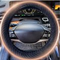 2023 Newest Heated Steering Wheel Cover 12v Fast Heating Hand Warmer Plush Comfortable 14 5-15 5 Inches For Most Cars