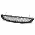 Fo1200432 Factory Style Front Bumper Grill Grille Assembly Compatible With Ford Focus 2005-2007 Painted Black Grey