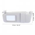 X Autohaux Front Left Driver Side Car Sun Visor With Mirror 74320-0t021-b1 For Toyota Venza 2009-2016