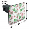 Watercolor Watermelons Pattern Tow Trailer Hitch Cover Plug Insert