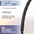 Uxcell Rear Left Right Abs Sensor Wheel Speed No 34526752683 For Bmw 330i 330ci 325i 325ci M3