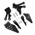 Tcmt Motorcycle Driver Footpegs Bracket Kit Fit For Kawasaki Ninja Zx10r Zx 10r 2004-2005 Sand Black