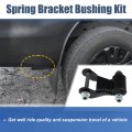 X Autohaux 1 Pair Rear Leaf Spring Shackle Kit 22820716 For Gmc Sierra Chevy Silverado 1500 1999-2013 2500hd 2001-2004 Yukon Xl