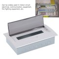 18 Way Power Distribution Box Indoor Embedded Circuit Breaker Junction With Din Rail Transparent Cover Professional Accessories