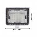 Uxcell 1pair Car Led License Plate Light Error Free White For Mercedes Benz W204 C204 S204 W212 C207 S212 W221 C216 R231