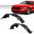 G-plus Fender Liner Front Driver Passenger Side Compatible With Ford Mustang 2015-2017 Fo1249165 Fo1248165 Fr3z16102a
