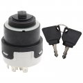 Ignition Switch With Key Lock Cylinder For Jcb 3cx 4cx New Holland Lv60 B110b Lb75 B Lb115 B100blr Nh Case Replaces 85804674 