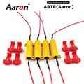 50w 6ohm Load Resistors For Led Turn Signal Hyper Flash And Error Code Fix 4 Piece Set With T Taps Universal Fit Cars