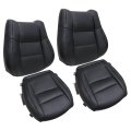 Black Perforated Microfiber Leather Replacement Seat Covers For Jeep Grand Cherokee 2011 2012 2013 2014 2015 2016 Front Driver 