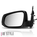 To1320356 Factory Style Driver Left Side Mirror Manual Folding Power Adjust Heated Glass Compatible With Toyota Tacoma 16-17