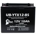 2001 Aprilia Rsv 1000 Mille R Cc Factory Activated Maintenance Free Motorcycle Battery 12v 10ah Ub-ytx12-bs 