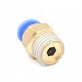 Baomain Pneumatic Quick Fittings Pc6-02 1 4bsp Male Thread 6mm 30pack