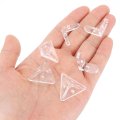 8 Set Acrylic Corner Bracket L-shaped Connector And 3-hole Triangle Joint Brace Brackets Transparent W Sticker For Diy Display 