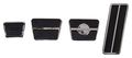 67-72 Manual Transmission W Disc Brakes Pedal Pad Trim Kit 
