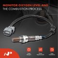 A-premium O2 Oxygen Sensor Compatible With Honda Civic 2004-2005 1 7l Upstream Downstream 2-pc Set