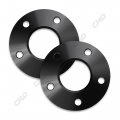 2 Pieces 1 8 3mm Black Hub Centric No Lip Wheel Spacers Adapters Bolt Pattern 5x114 3 Cb 64 1mm Compatible For Rsx Cl Tl