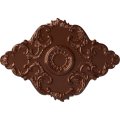 Ekena Millwork Cm37x26pecps Hand-painted Copper Penny 37 W X 26 H 1 3 8 P Piedmont Ceiling Medallion 