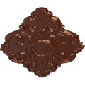 Ekena Millwork Cm37x26pecps Hand-painted Copper Penny 37 W X 26 H 1 3 8 P Piedmont Ceiling Medallion