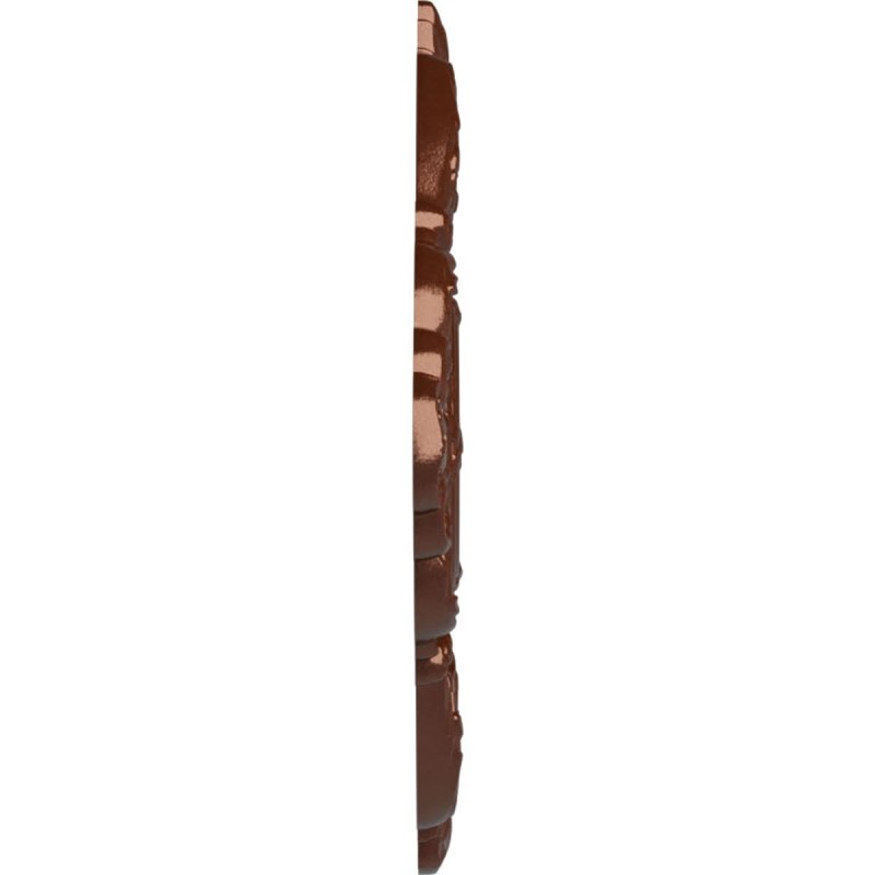 Ekena Millwork Cm37x26pecps Hand-painted Copper Penny 37 W X 26 H 1 3 8 P Piedmont Ceiling Medallion