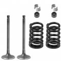 Caltric 2x Exhaust Valve Kit Compatible With Yamaha Viking Vi Yxm700 4x4 2015 2016 2017 2018 2019 2020 2021 2022