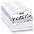 License Plate Holder Temporary Tag Car Protectors Dealers Plate Cover Plastic Bags With Adhesive For Auto 8 Mil 11 X 7 5 Inches 