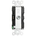 Baomain Duplex Rocker Switch 15 Amp 120 Volt Single-pole Ac Combination Commercial Grade Grounding Ul Cul White 10pcs
