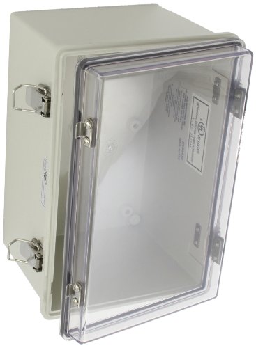 Bud Industries Nba-10164 Style A Plastic Indoor Box 11 8 L X 7 9 W 1 H Gray