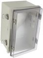 Bud Industries Nba-10164 Style A Plastic Indoor Box 11 8 L X 7 9 W 1 H Gray 