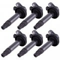 Pack Of 6 Ignition Coils Ford For Lincoln Mazda Mercury 2007-2011 Fits For Uf553 Dg520 C1595 