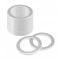 A Absopro Oil Drain Plug Gaskets 9956-41-400 14mm Crush Washer Seals For Mazda 1985-2022 Aluminum Alloy Set Of 15 