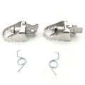 Hk Moto Stainless Steel Precision Manufactured Dirt Bike Racing Foot Pegs For Bmw F800gs 700 650 Yamaha Yz85 Yz125 Suzuki Rm125