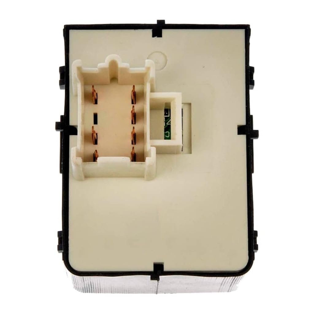 Front Driver Side Window Switch For Chevy C6500 C7500 Kodiak 2003 2009 Black Gray Plastic Housing Illuminated Blade Terminal