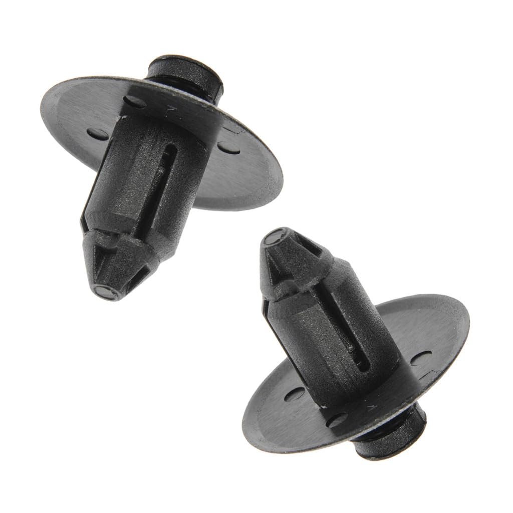 Molding Retainers For Dodge Magnum 2005 2006 2007 2008 Black Nylon Push Rivet Fasteners 0 86 In Head Diameter 2 Pieces