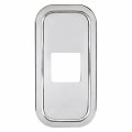 United Pacific 21733 Peterbilt Stainless Steel Shift Plate Cover 4 7 8 X 13 16 Opening 